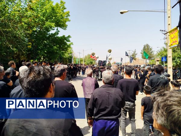 حماسه زنجیرزنی در فدافن؛ عزاداری دهه اول محرم با حضور پرشور جوانان