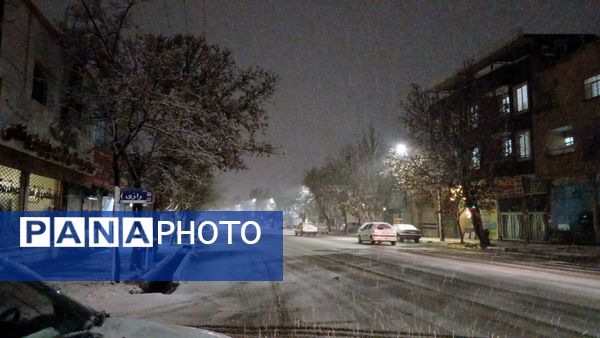 اواخر پاییز و سفید پوش شدن شهر