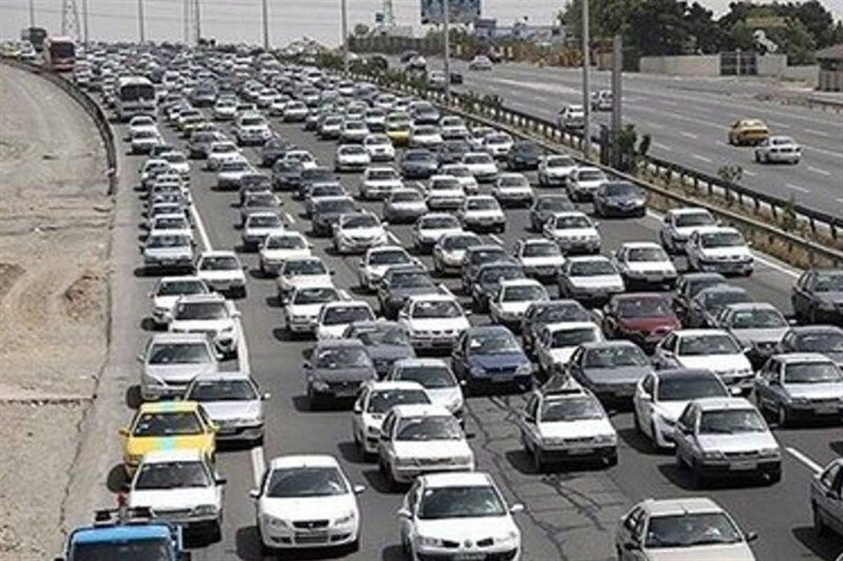 ترافیک پرحجم در محورهای شمالی