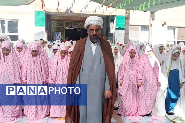 برگزاری طرح مصباح الهدی و نماز جماعت در دبستان شهید اول ۲ ناحیه یک شهرری
