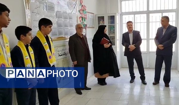 بازدید ارزیاب مدارس سما استان خراسان رضوی از دبیرستان پسرانه متوسطه اول سما شهرستان کاشمر 