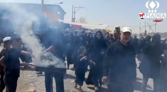 برگزاری اجتماع بزرگ عزاداران حسینی در آستان مقدس سید محمد خمینی‌شهر همزمان با اربعین حسینی