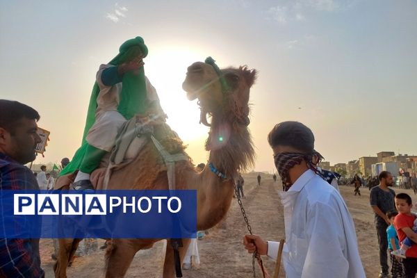 بازسازی واقعه غدیر در محله شهر قائم قم