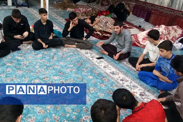 مراسم معنوی اعتکاف در مسجد اعظم حضرت ابوالفضل (ع) بهارستان دو