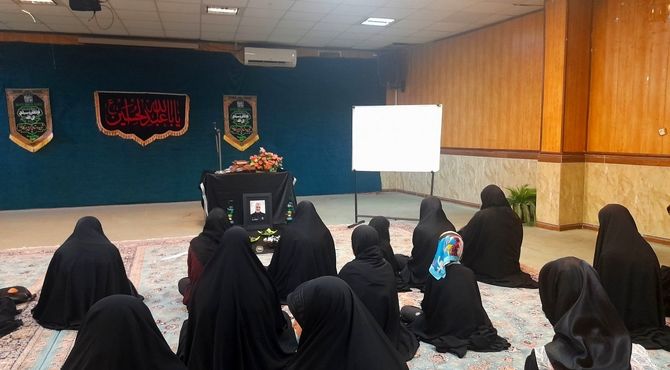 مجلس عزای امام حسین در مسجد امام باقر (ع) 