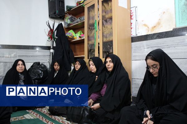 جلوه‌هایی از اقتدار بسیجیان در مسجد صاحب الزمان آشخانه 