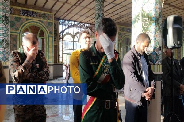 حضور شهید گمنام فاطمی در شهر بار نیشابور