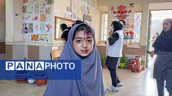 برگزاری مراسم متمرکز مانور زلزله و ایمنی مدارس در سرخنکلاته