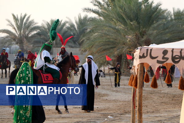 بازآفرینی نوجوان کربلا زیر آسمان لامرد