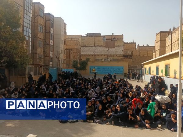 مراسم ولادت حضرت زینب و روز پرستار در دبیرستان میرزا جعفر سروقد 