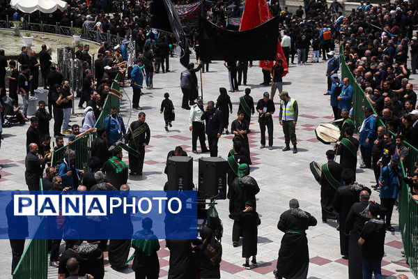 جلوهایی از عزاداری روز تاسوعا در حرم حضرت معصومه(س)