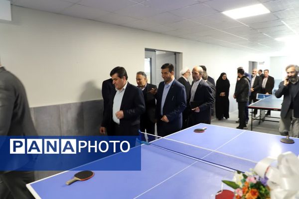 آیین بهره‌برداری از پروژه‌های عمرانی مرکز آموزشی استعدادهای درخشان شهید مدنی تبریز