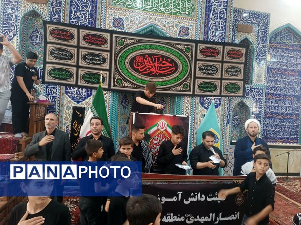 سوگواره احلی من‌‌العسل با حضور دانش‌آموزان آذرشهری 