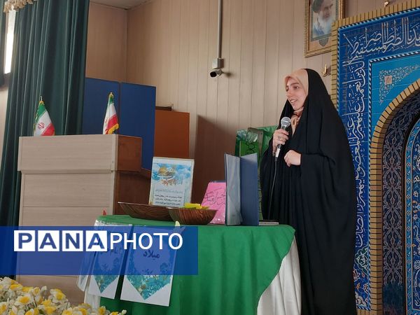 جشن ولادت امام حسن عسکری(ع) در دبیرستان شاهد شهید کلانتری ناحیه 1 کرج 