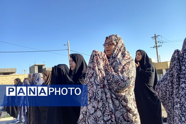 نماز عید فطر ۱۴۰۴ در روستای ظفرآباد شیراز اقامه شد