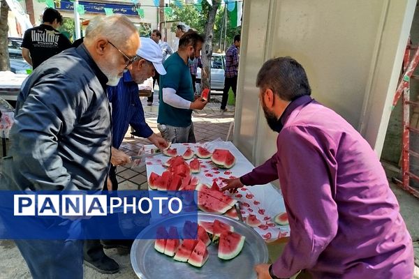 برپایی موکب عید غدیر به همت بسیج فرهنگیان و دانش آموزی ناحیه دو شهرری 
