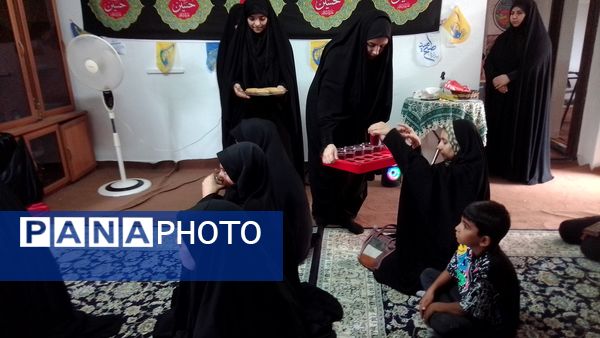برپایی هیات جاماندگان از پیاده‌‌روی اربعین در شهر آشخانه 