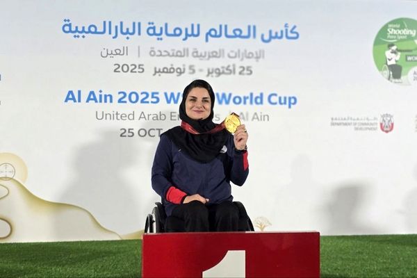 چراغ اولین طلای مسابقات جام جهانی پاراتیراندازی العین را نسرین شاهی روشن کرد