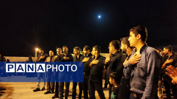 مراسم عزاداری شب تاسوعای حسینی در شهرستان مارگون 