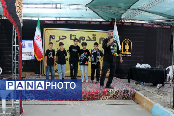 تلفیق فرهنگ، خدمت و نشاط در مسیر زائران رضوی