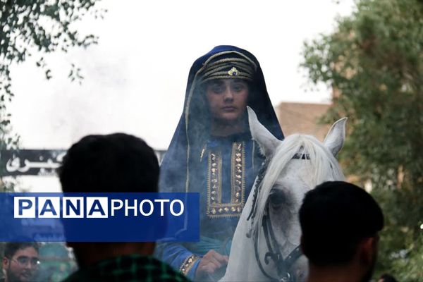 مراسم کاروان روز هشتم هیات حسینی نوش آباد