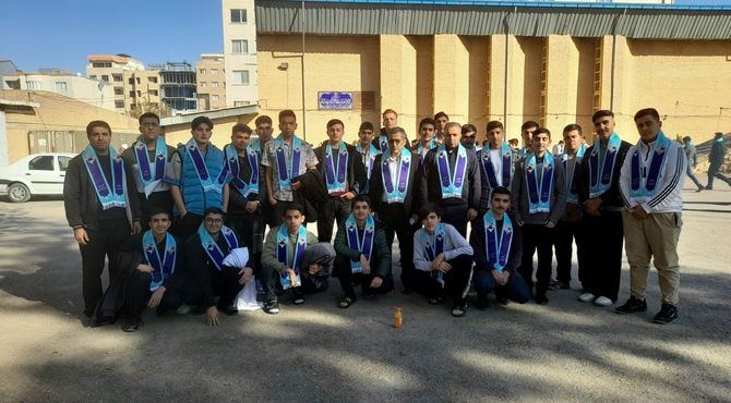 بدرقه کاروان عمره دانش‌آموزی شمال‌غرب کشور