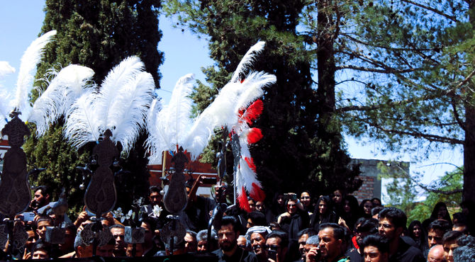 روستای «هوتک» در سوگ کریم اهل بیت(ع)