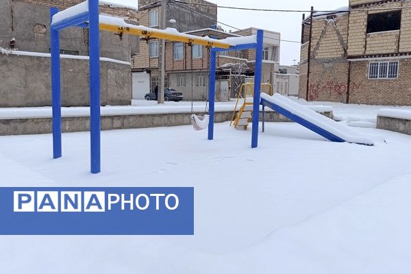 بارش زیبای برف پاییزی در شهرستان نیشابور 