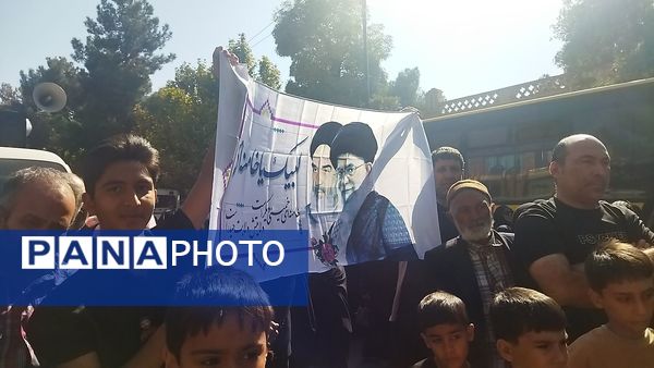 راهپیمایی بشارت نصر در نیشابور 