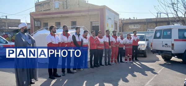 مانور سراسری زلزله در مدرسه دکتر توسلی 