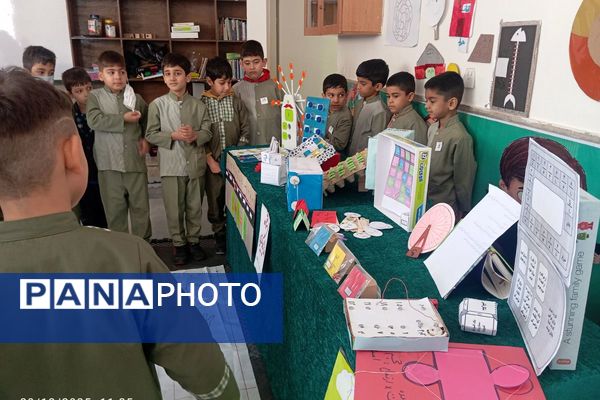 خلاقیت و آموزش در کنار هم؛ نمایشگاه بازی یادگیری در آموزشگاه شهید رجایی