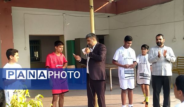 هفته تربیت‌بدنی و ورزش در صف صبحگاهی مدرسه جوادالائمه