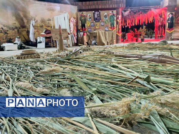 نمایشگاه شهدا به‌مناسبت هفته دفاع مقدس در‌شهر مهستان 