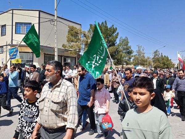 حضور پر شکوه مردم شهرستان جاجرم در راهپیمایی روز جهانی قدس