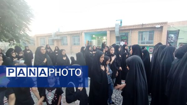 برگزاری هیئت دختران حاج قاسم در شهرستان خلیل آباد 