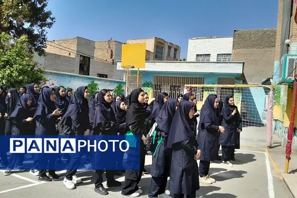 جشن جوانه ها در مدرسه حجاب شهرستان ورامین