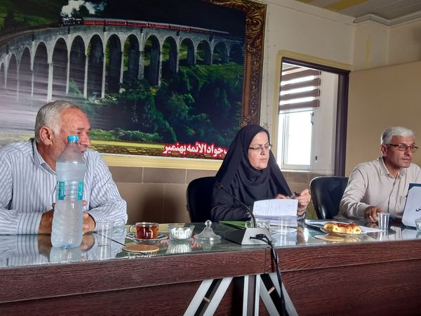 جلسه شورای اداری آموزش و پرورش منطقه بهنمیر 