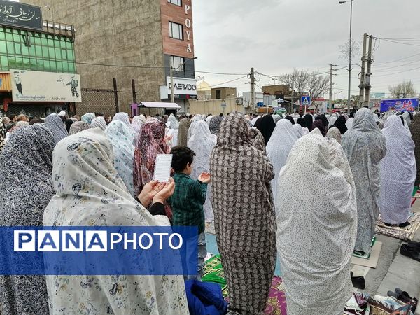  نماز عید فطر در شهرستان آبیک