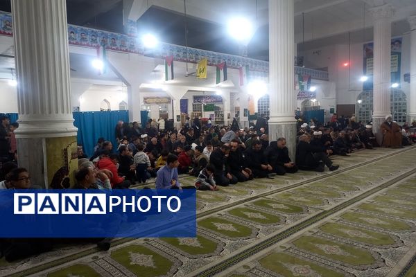 مراسم گرامیداشت شهادت سید حسن نصرالله در مسجد جامع آشخانه 