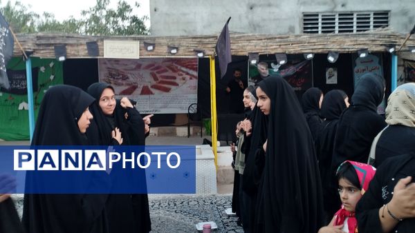 برگزاری هیئت دختران حاج قاسم در شهرستان خلیل آباد 