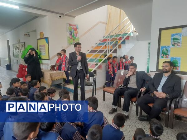 افتتاح کلاس بهداشت در دبستان پسرانه قمر بنی هاشم شهرستان زارچ