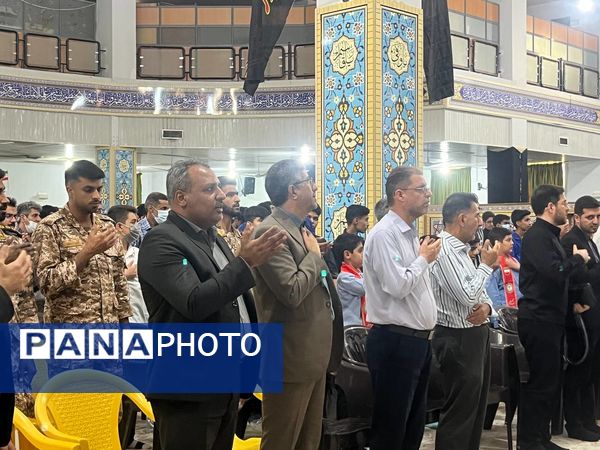 حضور قائم‌مقام معاون وزیر در سازمان دانش‌آموزی در  راهپیمایی ۱۳ آبان شهرک مروارید بندرعباس