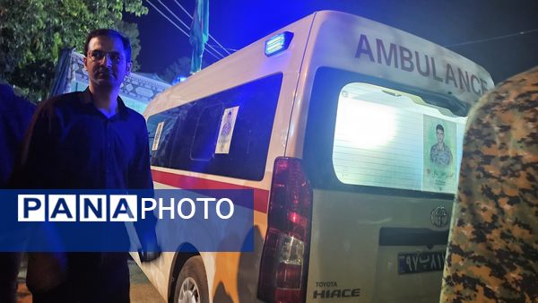 پیکر شهید فاتحی، در آغوش مجلس حسینی آرام گرفت 