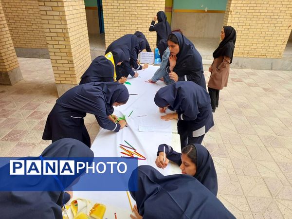 برگزاری آیین نمادین بیست‌وششمین پرسش مهر ریاست جمهوری در آموزشگاه نمونه حضرت زینب (س)