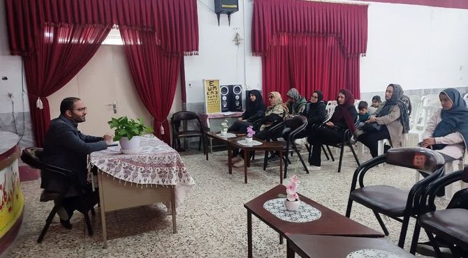 جلسه پیشگیری از آسیب‌های اجتماعی در دبستان میلاد نیشابور 