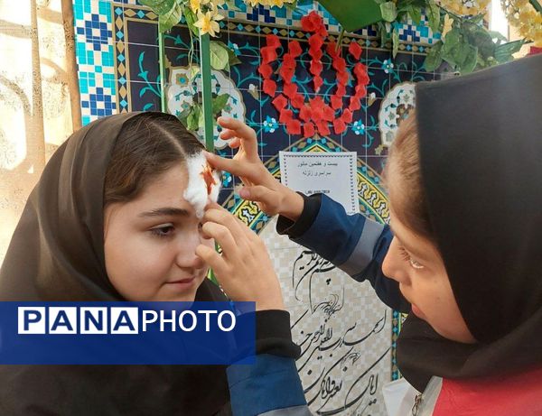 مانور زلزله در مدرسه مرحوم عباسی ملکان