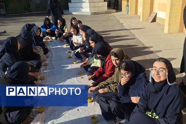 مراسم عزاداری حضرت زهرا (س) در دبیرستان دخترانه هیأت امنایی پویش ناحیه ۳شیراز 