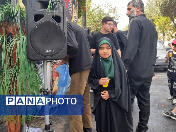 فردیس میزبان پیاده‌روی پرشور جاماندگان اربعین شد