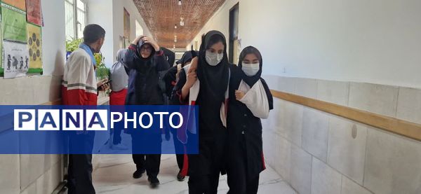 هفته پدافند غیر عامل و بسیج دانش‌آموزی در محمودآباد 