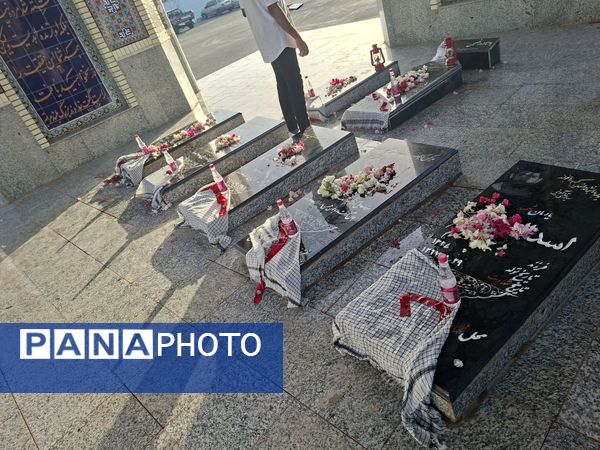 مراسم بزرگداشت سوم خرداد و شهدای عملیات بیت المقدس در جزیره بوموسی 